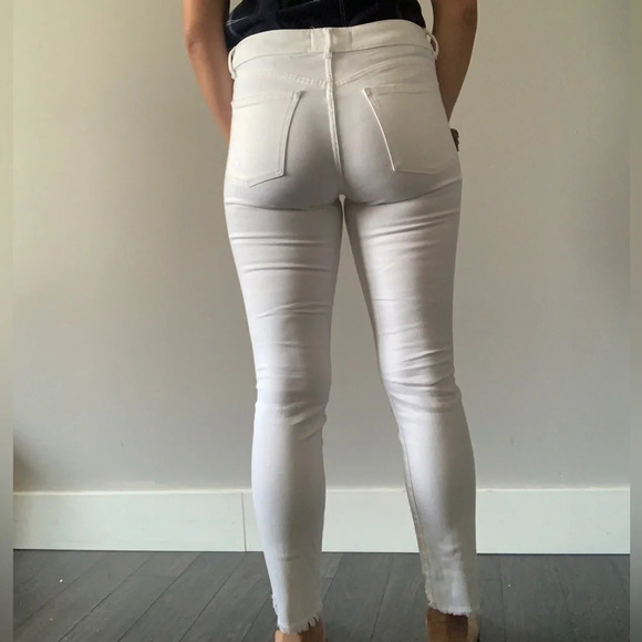 Margaux DL1961 Women's Florence Skinny Mid Rise Ankle Jeans ripped style size 29 - Picture 4 of 9